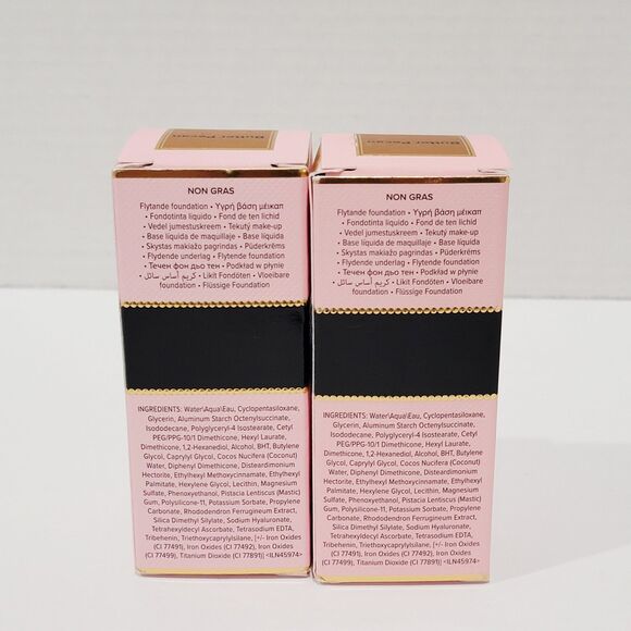 Too Faced Born This Way BUTTER PECAN Undetectable Foundation 1.0 Fl Oz Lot of 2 - Picture 7 of 13
